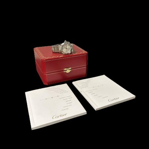 Montre Cartier Pasha GMT - Montre automatique en acier 35 mm 58 Facettes MT45235