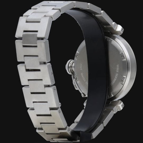 Montre Cartier Pasha GMT - Montre automatique en acier 35 mm 58 Facettes MT45235