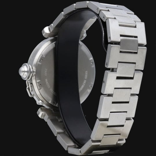 Montre Cartier Pasha GMT - Montre automatique en acier 35 mm 58 Facettes MT45235