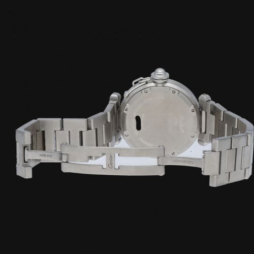 Montre Cartier Pasha GMT - Montre automatique en acier 35 mm 58 Facettes MT45235