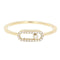 Bague 56 Messika Move Uno - Bague en or jaune 18k et diamants 58 Facettes 4483