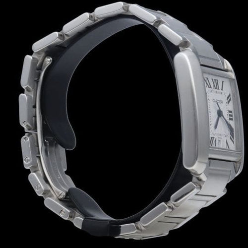 Montre Cartier Tank Française - Montre en acier automatique 58 Facettes MT45220