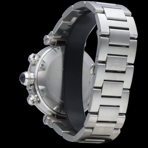 Montre Cartier Pasha Seatimer - Montre chronographe automatique en acier 58 Facettes MT45250