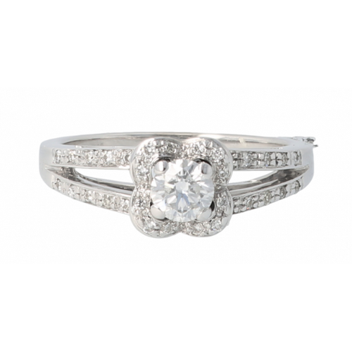 Bague 48 Mauboussin Chance of Love - Bague en or blanc 18k et diamants 58 Facettes 4182