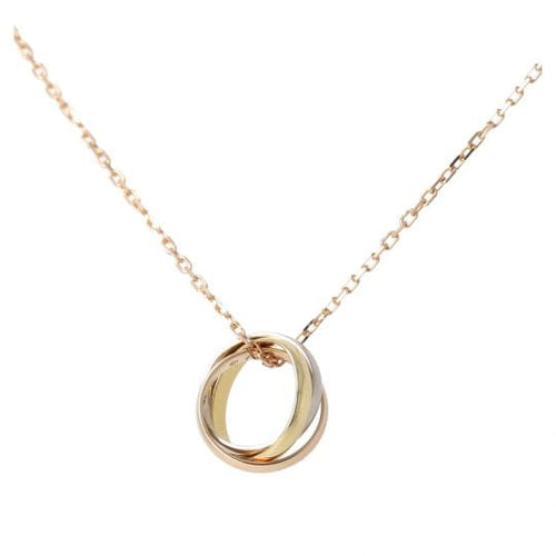 Collier Cartier Trinity - Collier en or blanc, or rose et or jaune 58 Facettes 5008