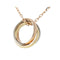 Collier Cartier Trinity - Collier en or blanc, or rose et or jaune 58 Facettes 5008