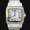 Montre Cartier Santos Galbée - Montre automatique en or jaune et acier 58 Facettes MT45159