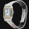 Montre Cartier Santos Galbée - Montre automatique en or jaune et acier 58 Facettes MT45159