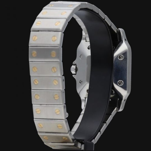 Montre Cartier Santos Galbée - Montre automatique en or jaune et acier 58 Facettes MT45159