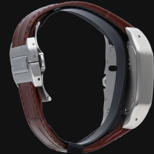Montre Cartier Santos 100 XL - Montre automatique en acier 58 Facettes MT45163