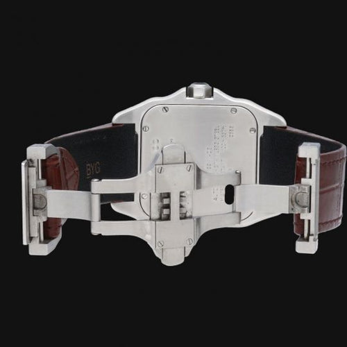 Montre Cartier Santos 100 XL - Montre automatique en acier 58 Facettes MT45163