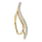 Bague 56 Bague en or jaune 18K avec diamant naturel 0,3 ct 58 Facettes 4050