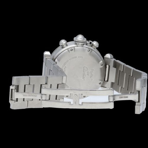 Montre Cartier Pasha - Montre chronographe automatique en acier 36 mm 58 Facettes MT45244