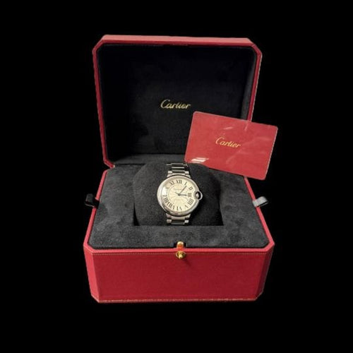 Montre Cartier Ballon Bleu - Montre automatique 36 mm en acier 58 Facettes MT45154