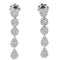Boucles d'oreilles Boucles d'oreilles - Diamants en or blanc 18K 58 Facettes 4155