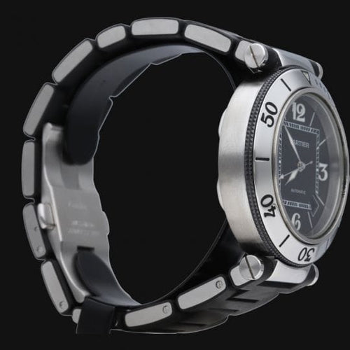 Montre Cartier Pasha Seatimer - Montre automatique homme 40 mm en acier 58 Facettes MT44973
