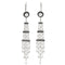 Boucles d'oreilles Boucles d’oreilles en or blanc 18K et diamants 58 Facettes 4156