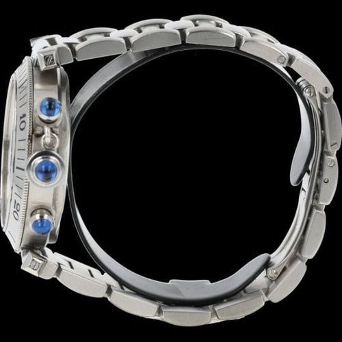 Montre Cartier Pasha - Montre chronographe automatique en acier 38 mm 58 Facettes MT45249