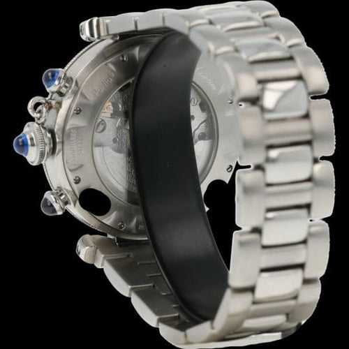 Montre Cartier Pasha - Montre chronographe automatique en acier 38 mm 58 Facettes MT45249