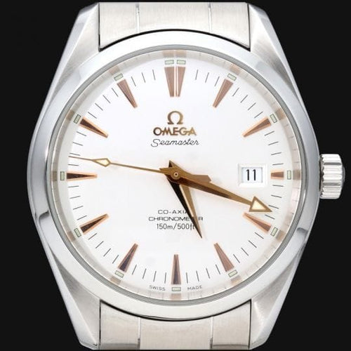 Montre Omega Seamaster Aqua Terra Co-Axial - Montre homme acier 39 mm 58 Facettes MT45044