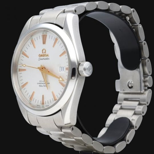 Montre Omega Seamaster Aqua Terra Co-Axial - Montre homme acier 39 mm 58 Facettes MT45044