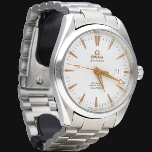 Montre Omega Seamaster Aqua Terra Co-Axial - Montre homme acier 39 mm 58 Facettes MT45044