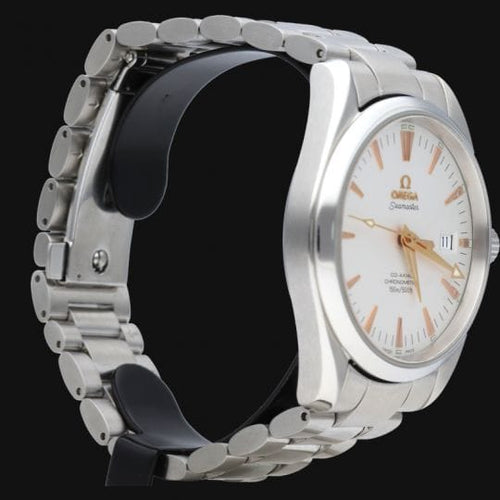 Montre Omega Seamaster Aqua Terra Co-Axial - Montre homme acier 39 mm 58 Facettes MT45044