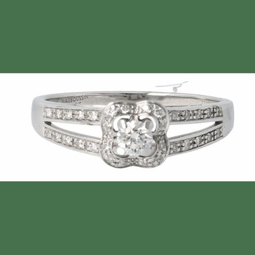 Bague 54 Mauboussin - Bague en or blanc et diamants 58 Facettes 4183