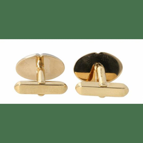 Boutons de manchette Bulgari - Boutons de manchette en or jaune et or blanc 18k 58 Facettes 4180