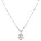 Collier Pendentif - Collier en or blanc et diamants 58 Facettes 4219
