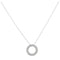 Collier Pendentif - Collier en or blanc et diamants 58 Facettes 4221