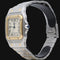 Montre Cartier Santos Galbée - Montre en or jaune et acier 58 Facettes MT44934
