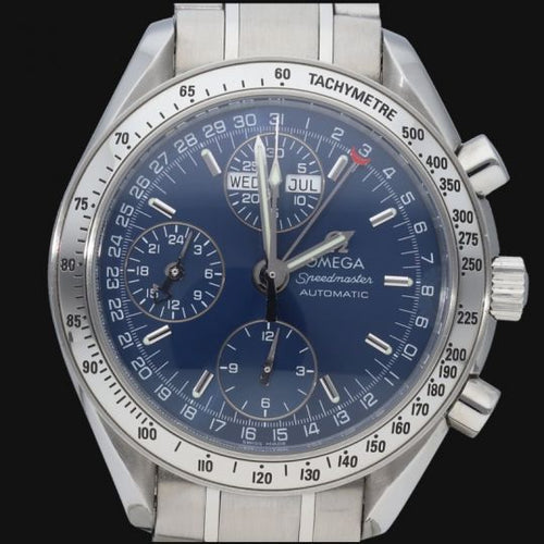 Montre Omega Speedmaster - Montre chronographe Triple Date automatique 58 Facettes MT45128