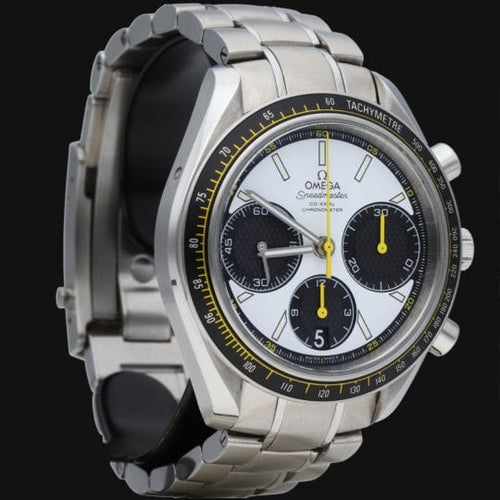 Montre Omega Speedmaster - Montre chronographe Date Racing Co-Axial en acier 58 Facettes MT45082