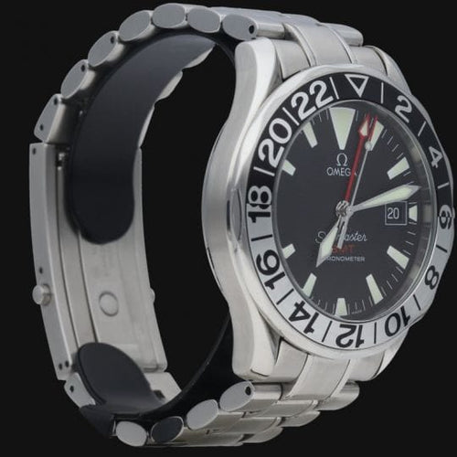 Montre Omega Seamaster Diver 300M GMT - Montre homme automatique en acier 58 Facettes MT45138