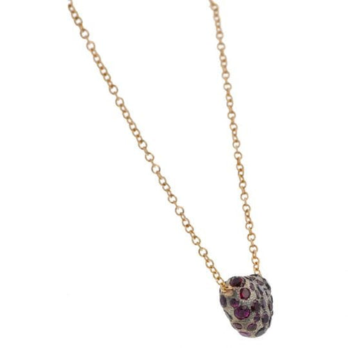 Pendentif Pomellato Tabou - Pendentif en or rose 18k et tourmalines 58 Facettes 4394