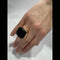 Bague 54 Pomellato Victoria - Bague en or rose 18k et jais noir 58 Facettes 4396