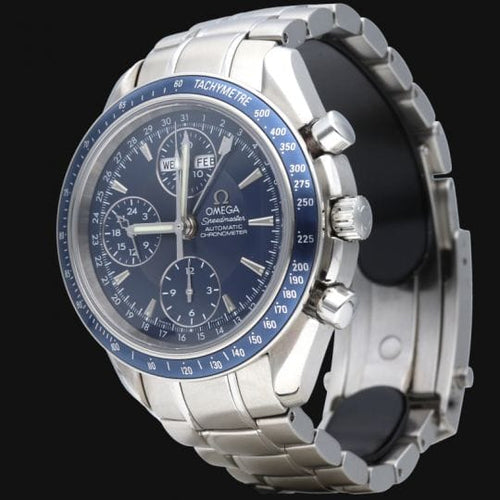 Montre Omega Speedmaster - Montre chronographe Day-Date 40 mm en acier 58 Facettes MT45071