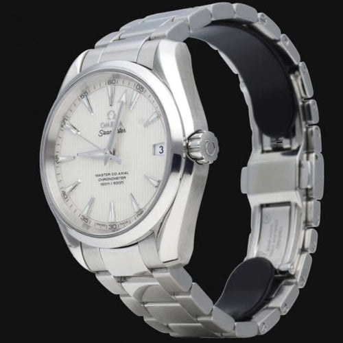 Montre Omega Seamaster Aqua Terra Co-Axial - Montre homme en acier 39 mm 58 Facettes MT45031
