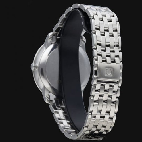 Montre Omega De Ville Prestige - Montre homme en acier, cadran noir 58 Facettes MT44987