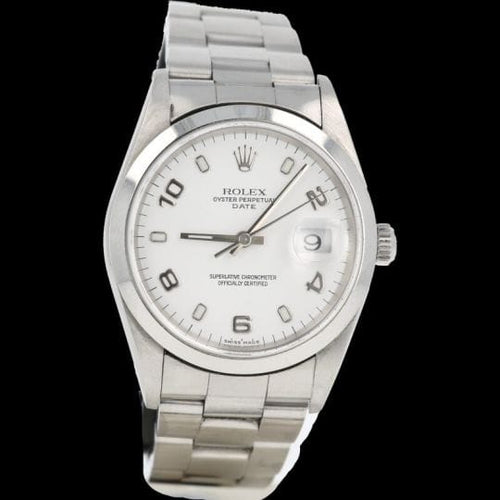 Montre Rolex Date - Montre femme 34 mm en acier 58 Facettes MT44093