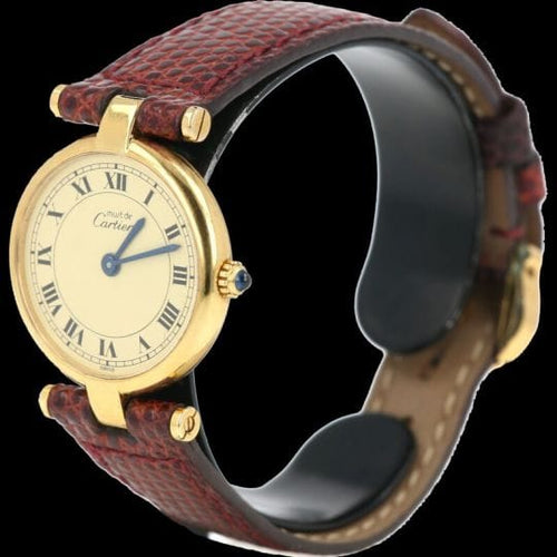 Montre Cartier Must de Cartier Vermeil - Montre femme quartz 24 mm 58 Facettes MT44968