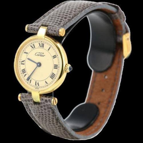 Montre Cartier Must de Cartier Vermeil - Montre femme quartz 24 mm 58 Facettes MT44881