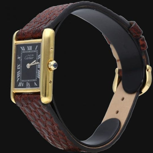 Montre Cartier Tank - Montre femme en vermeil 58 Facettes MT42951