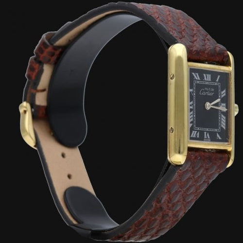 Montre Cartier Tank - Montre femme en vermeil 58 Facettes MT42951
