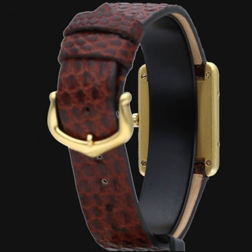 Montre Cartier Tank - Montre femme en vermeil 58 Facettes MT42951