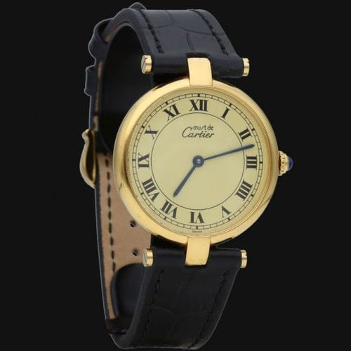 Montre Cartier Must de Cartier - Montre femme vermeil quartz 30 mm 58 Facettes MT44302