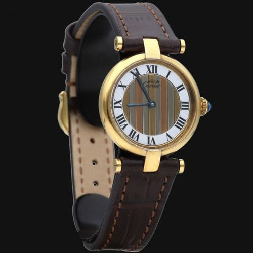 Montre Cartier Must de Cartier Vermeil - Montre femme quartz 24 mm 58 Facettes MT44877