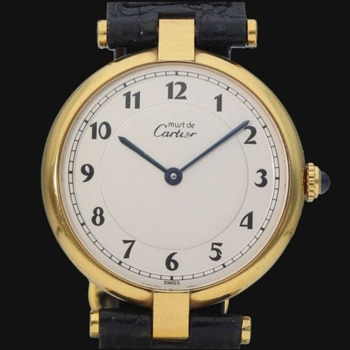 Montre Cartier Must de Cartier - Montre Vermeil quartz femme 24 mm 58 Facettes MT44880