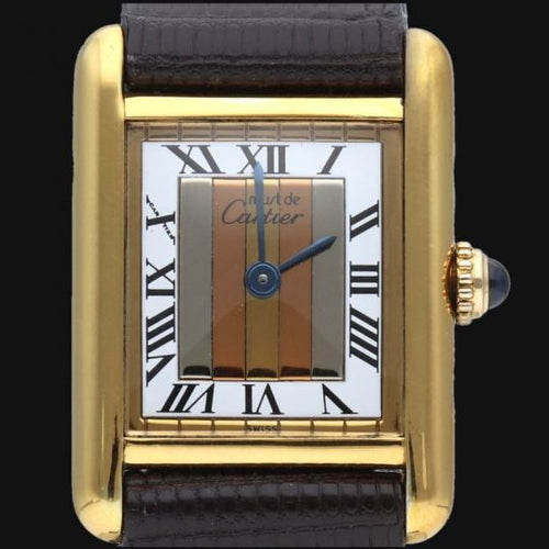 Montre Cartier Tank - Montre vermeil à quartz 58 Facettes MT44306
